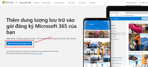 Cách tăng dung lượng OneDrive