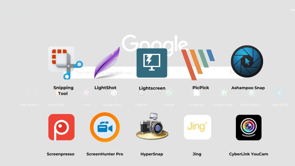 Phần mềm chụp màn hình