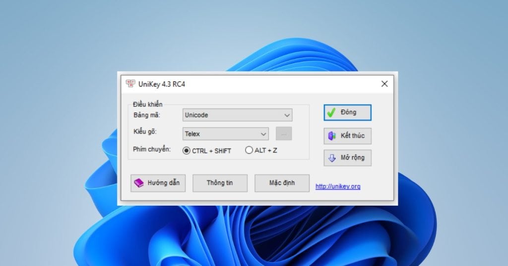 Phần mềm gõ tiếng Việt Unikey