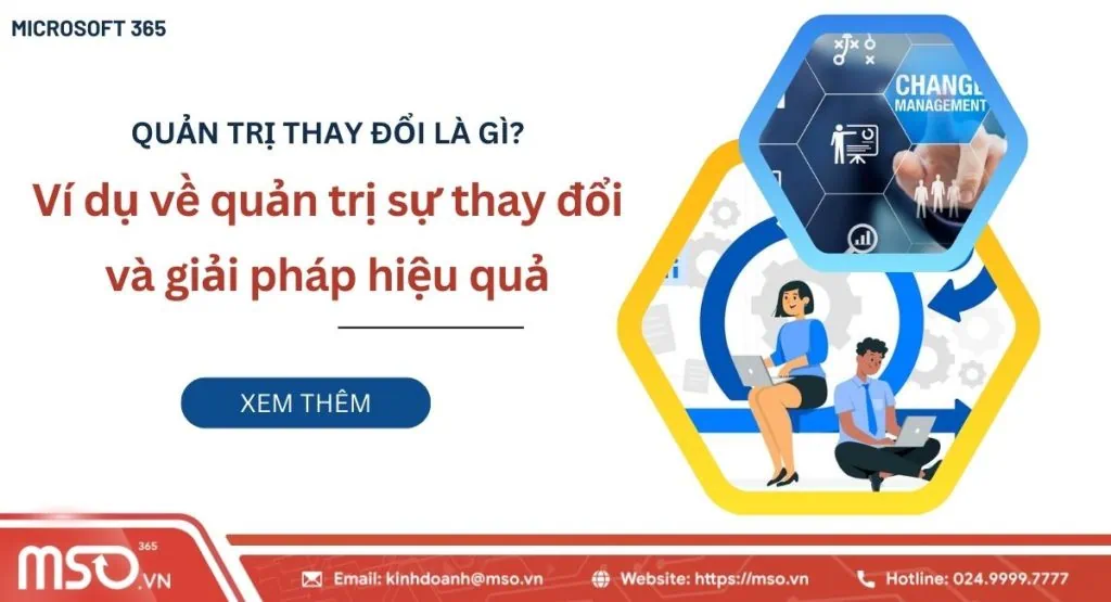 Ví dụ về quản trị sự thay đổi