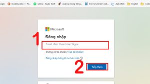 Cách đăng nhập tài khoản Microsoft trên máy tính
