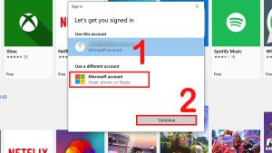 Cách đăng nhập tài khoản Microsoft trên máy tính