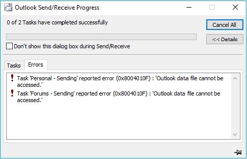 Cách khắc phục lỗi Outlook không đăng nhập được
