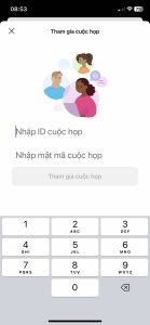 Cách tham gia cuộc họp trên Teams bằng mã
