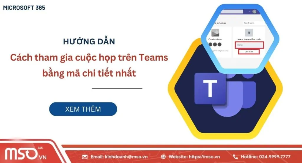 Cách tham gia cuộc họp bằng mã chi tiết