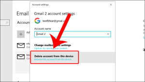 Cách xóa tài khoản Microsoft trên máy tính Windows 10