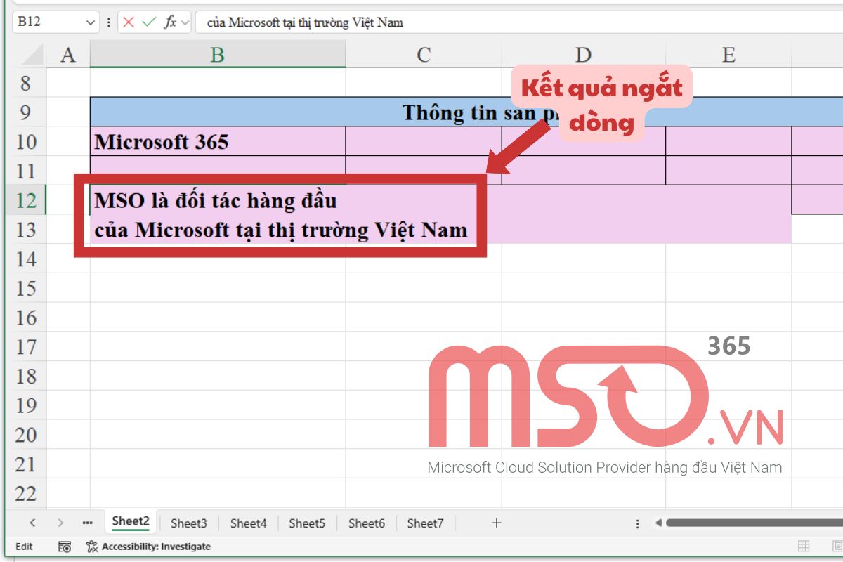 Hướng dẫn 8 cách xuống dòng trong Excel Google Sheets