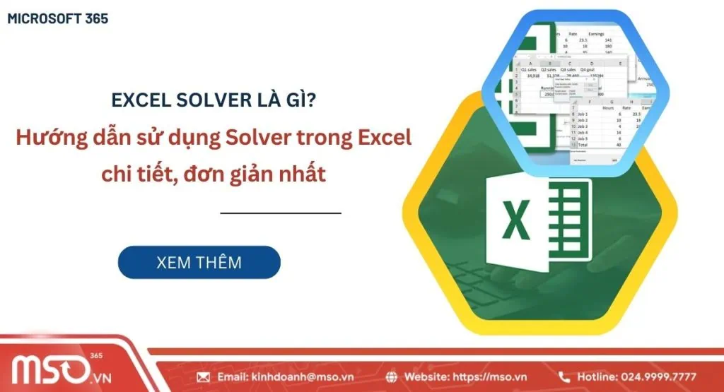 Solver trong Excel