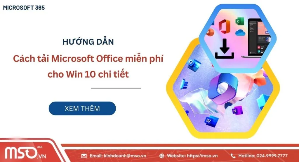 Tải Microsoft Office miễn phí cho Win 10