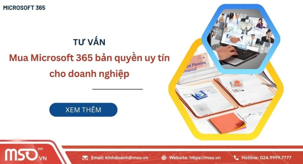 Tư vấn mua Microsoft 365 bản quyền