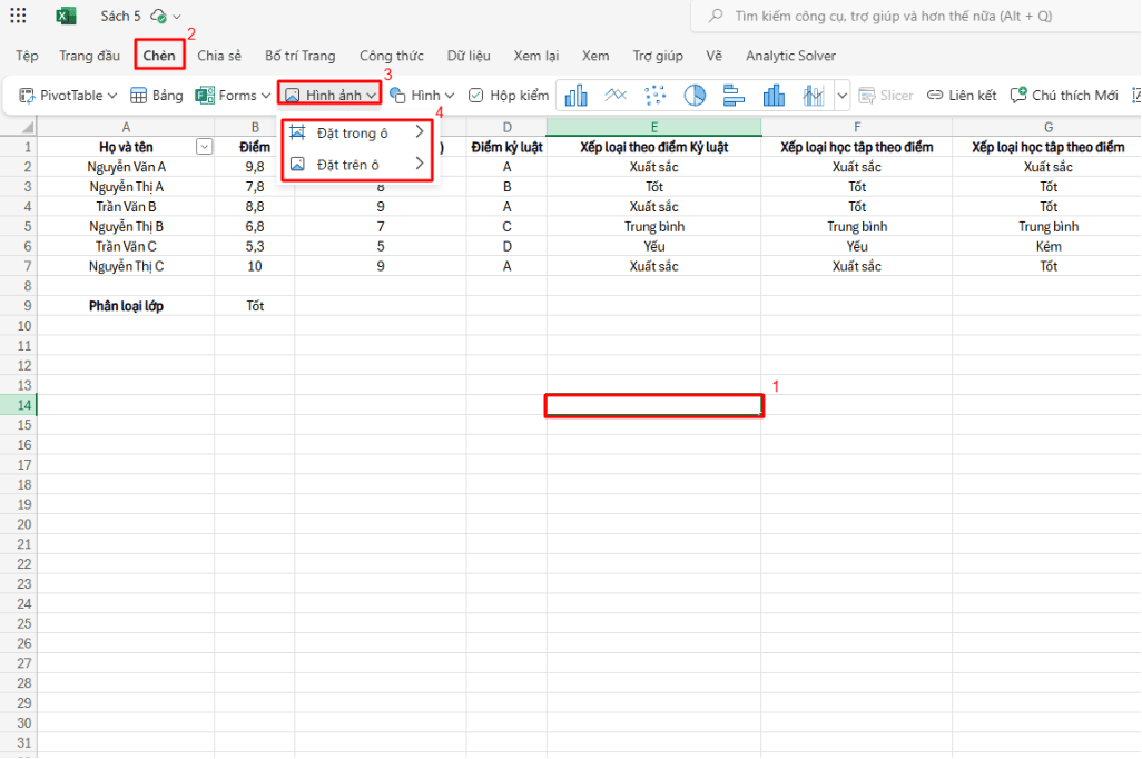 Hướng dẫn sử dụng Microsoft Excel cơ bản