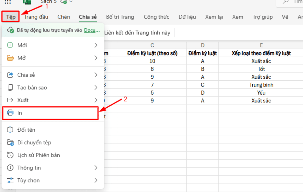 Hướng dẫn sử dụng Microsoft Excel cơ bản