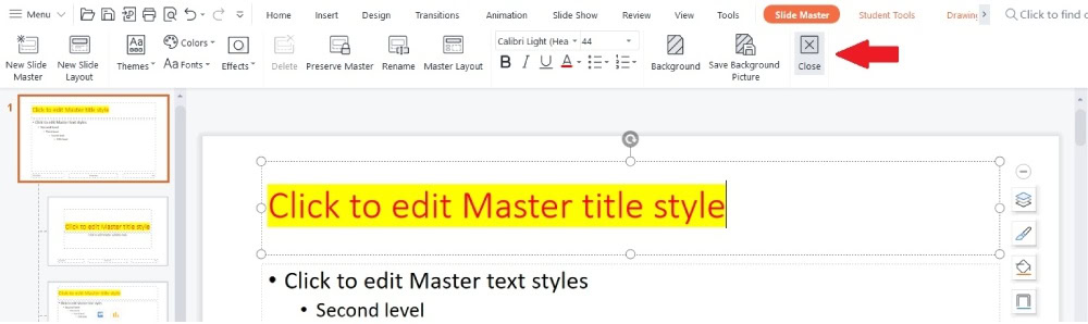 Cách tạo slides master trong Powerpoint