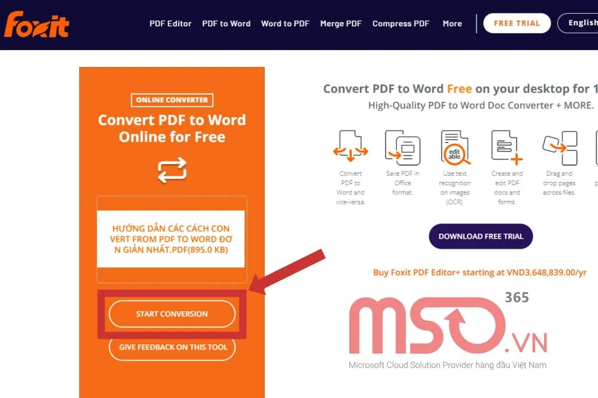 Các cách chuyển từ PDF sang Word trên máy tính khác