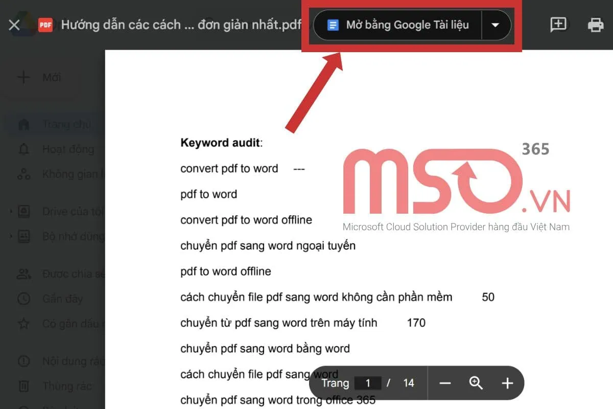 Các cách chuyển từ PDF sang Word trên máy tính khác