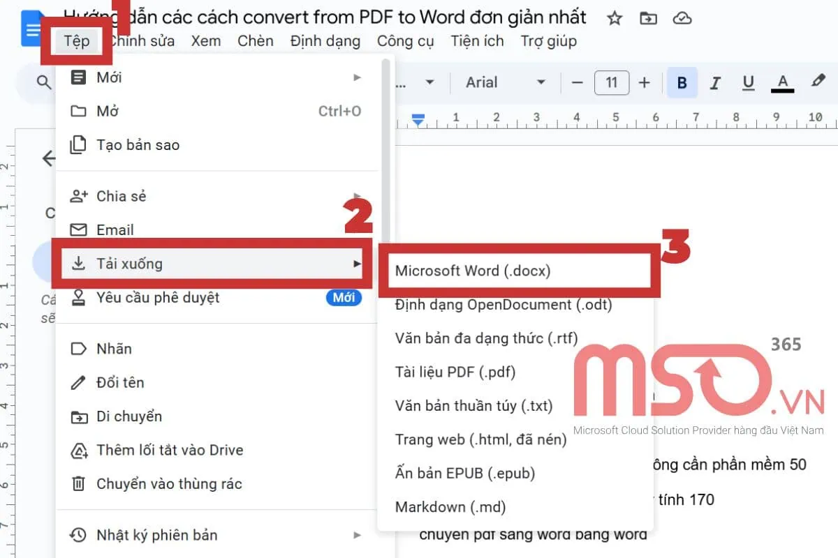 Các cách chuyển từ PDF sang Word trên máy tính khác