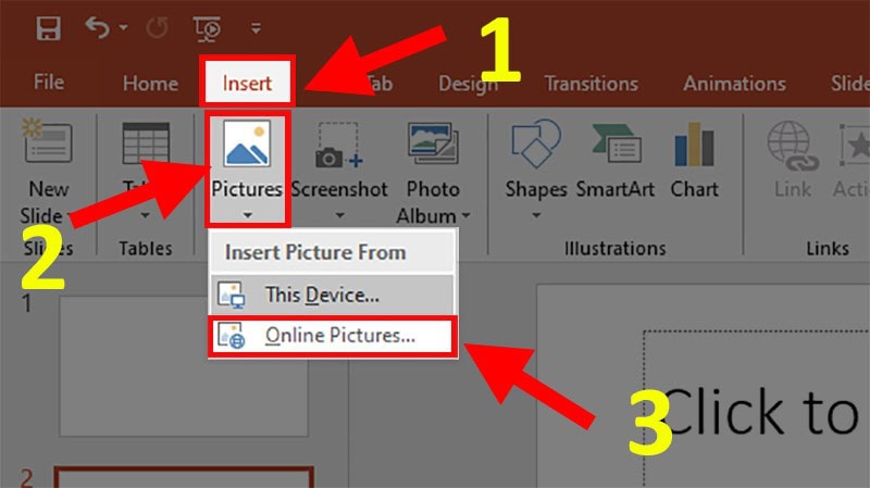 Cách chèn ảnh từ Google vào PowerPoint đơn giản