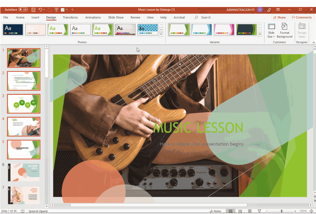 Cách làm PowerPoint: Áp dụng theme mới cho các slide đã được chọn