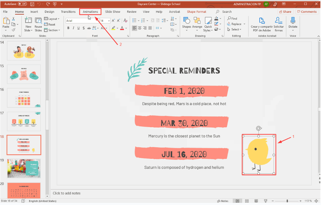 Cách làm PowerPoint: Chèn hiệu ứng cho PowerPoint