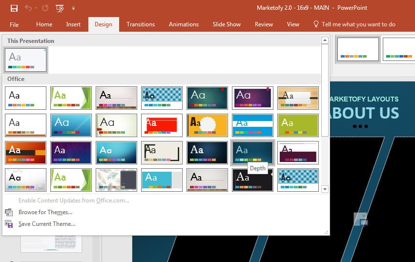 Cách làm PowerPoint: Thêm theme mới cho slide
