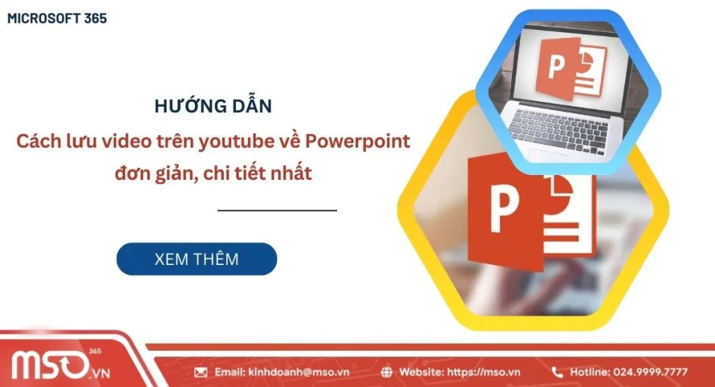 Cách lưu video trên youtube về powerpoint