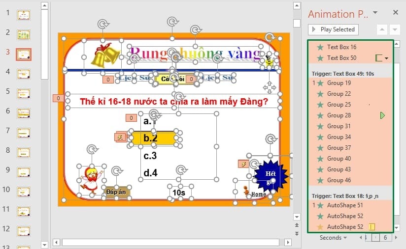 Cách xóa tất cả hiệu ứng trong Powerpoint