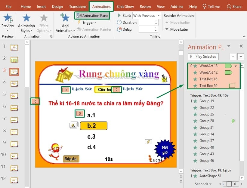 Cách xóa tất cả hiệu ứng trong Powerpoint