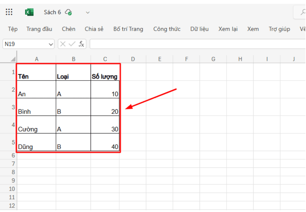 Cách dùng hàm Index trong Excel và ví dụ cụ thể