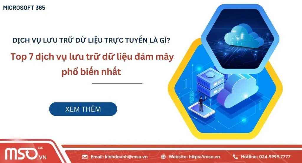 Dịch vụ lưu trữ dữ liệu trực tuyến là gì