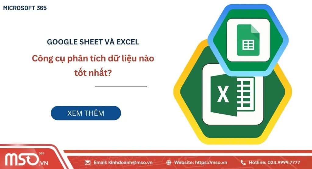 Google Sheet và Excel