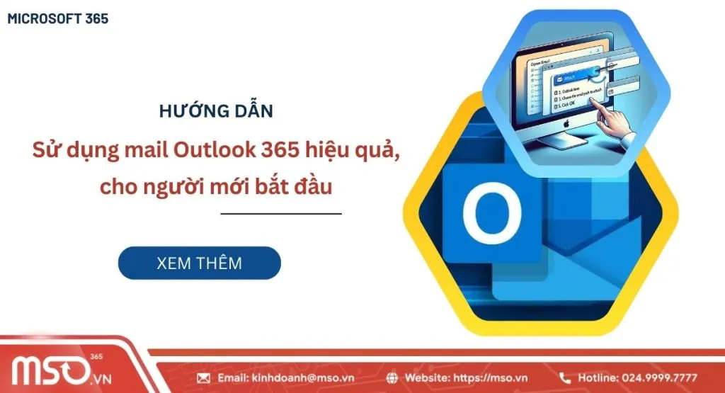 Hướng dẫn 5 cách dùng mail 365 outlook
