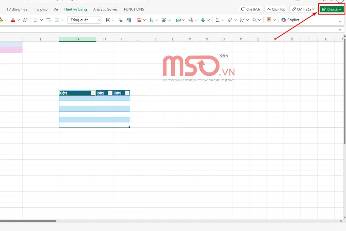 Cách chia sẻ file Excel online đơn giản nhất