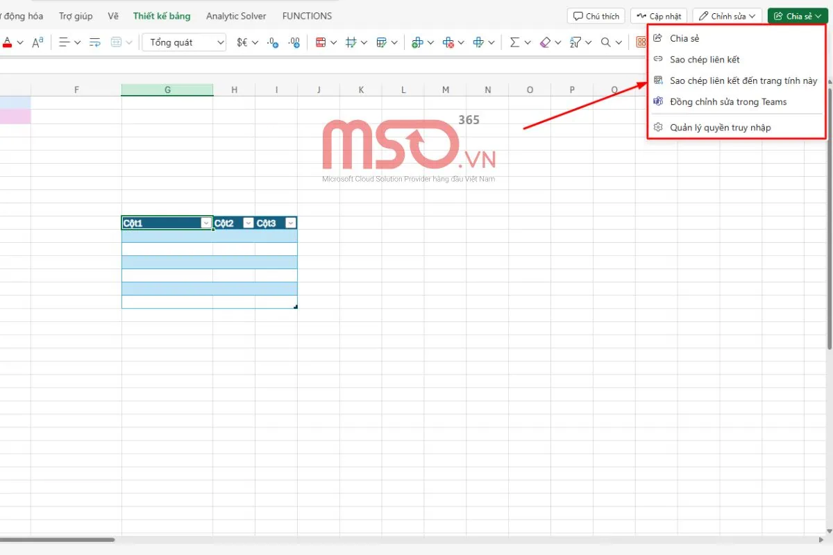 Cách chia sẻ file Excel online đơn giản nhất