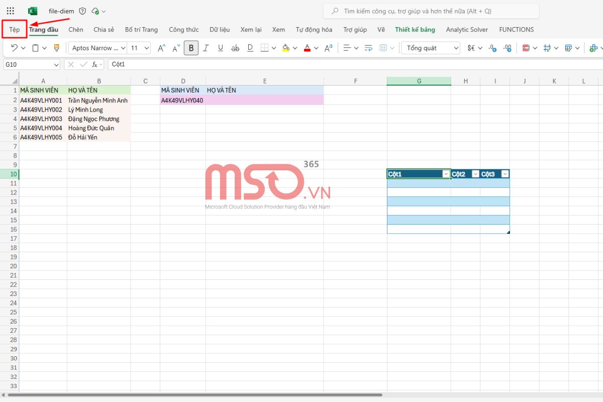 Cách tải file Excel online về máy tính
