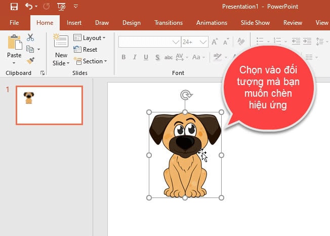 Hướng dẫn cách tạo nhiều hiệu ứng cho 1 đối tượng