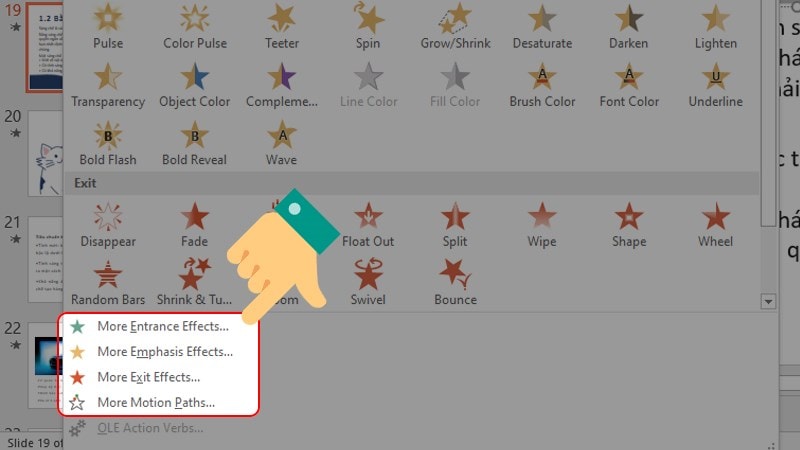 Hướng dẫn cách thêm Animation cho PowerPoint