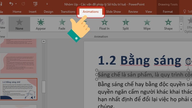 Hướng dẫn cách thêm Animation cho PowerPoint