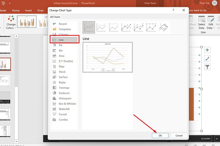 Hướng dẫn cách vẽ biểu đồ trong PowerPoint