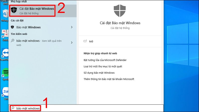 Cách bật Microsoft Defender Antivirus trên thiết bị Windows
