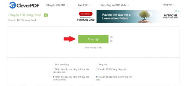 Cách chuyển PDF sang Excel giữ nguyên định dạng trên Excel