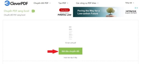 Cách chuyển PDF sang Excel giữ nguyên định dạng trên Excel