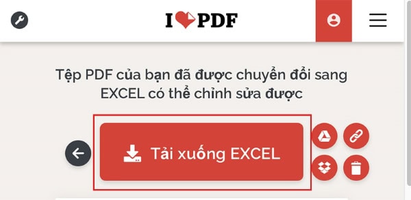 Cách chuyển PDF sang Excel giữ nguyên định dạng trên Excel