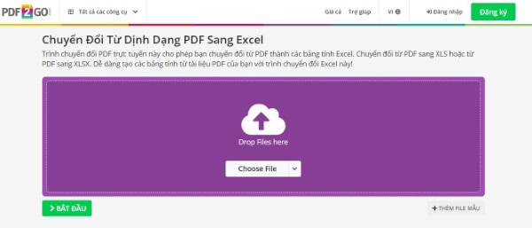Cách chuyển PDF sang Excel giữ nguyên định dạng trên Excel