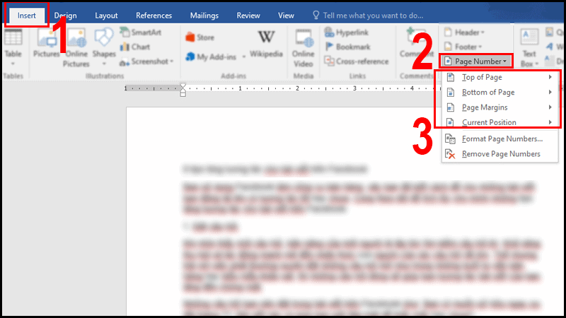 Cách đánh số từ trang bất kỳ trong MS Word