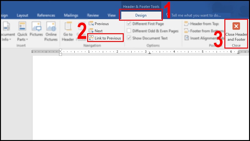 Cách đánh số từ trang bất kỳ trong MS Word