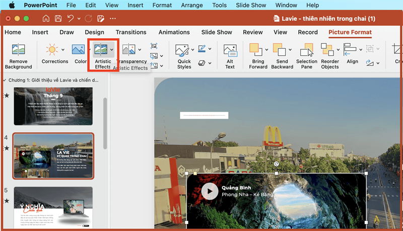 Cách làm mờ hình ảnh trong PowerPoint hoàn toàn