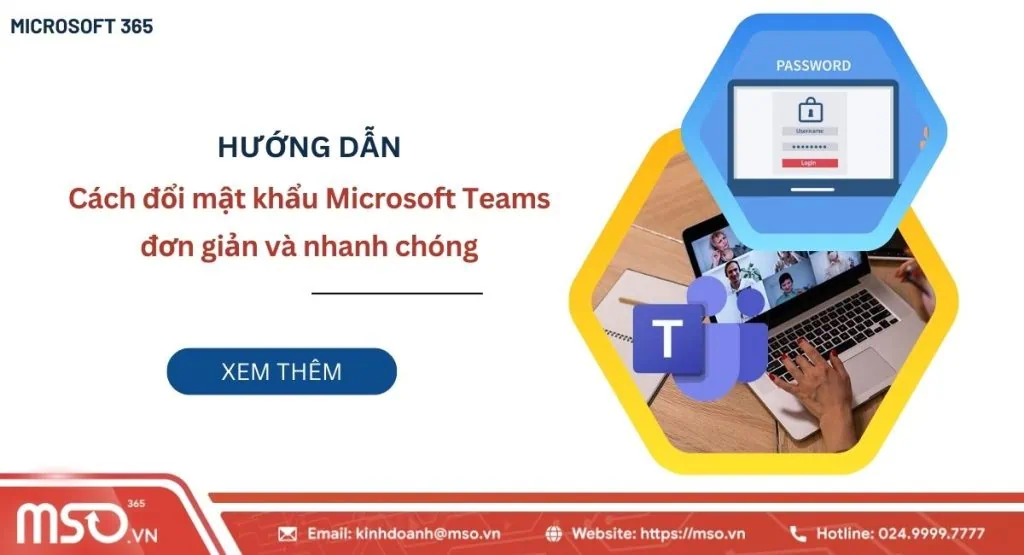 Cách đổi mật khẩu Microsoft Teams