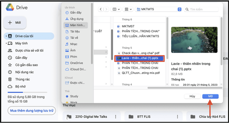 Cách gửi PowerPoint qua Gmail bằng cách tải tệp lên Google Drive