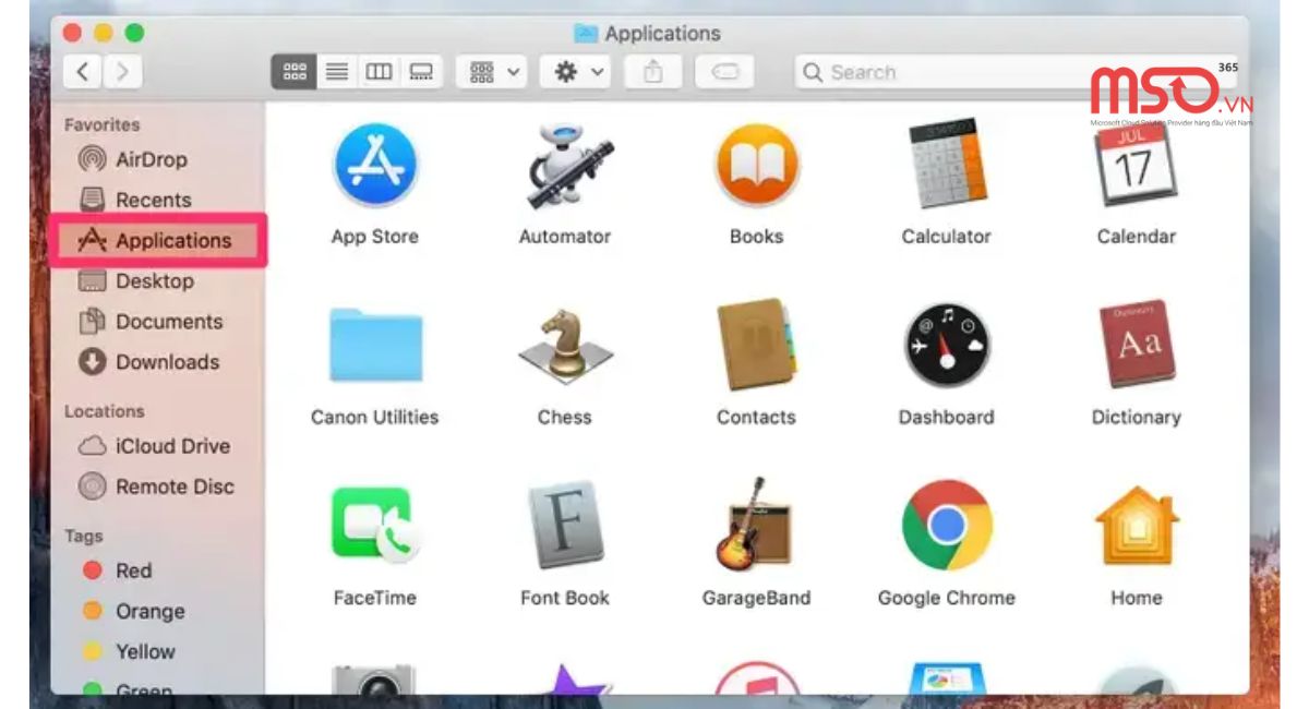 Cách tải Word về máy tính MacOS 