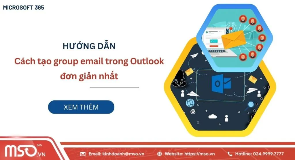 Cách tạo Group email trong Outlook